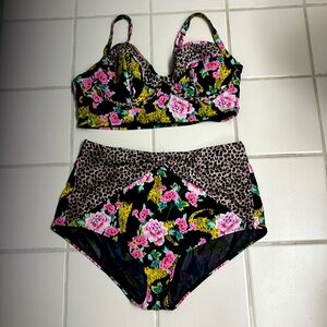 Torrid High Rise Smooth Swim Suit